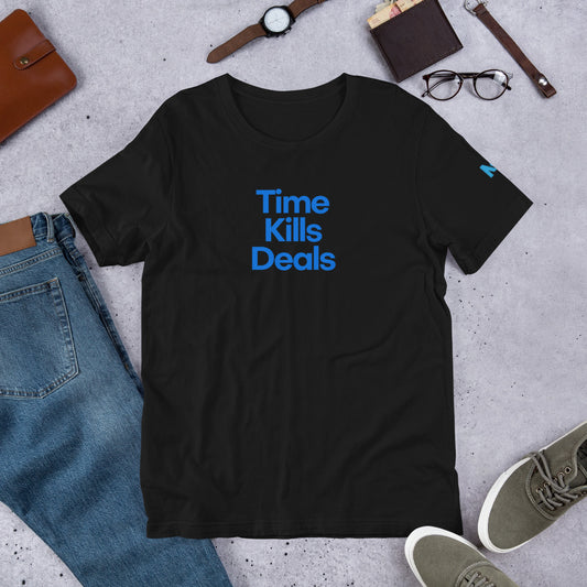 Time Kills Deals Blue Logo Unisex T-Shirt